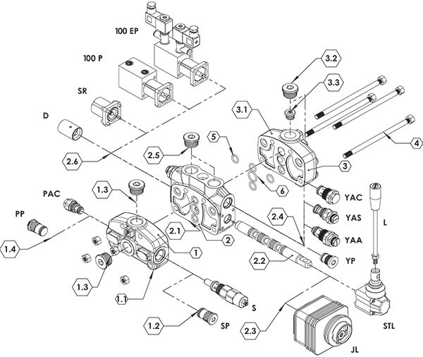 اجزای شیر دستی قابل کوپل اوروال ORV-PD100