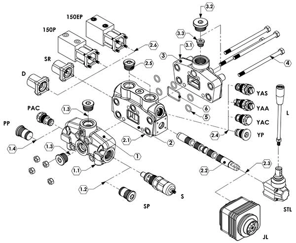 اجزای شیر دستی قابل کوپل اوروال ORV-PD150