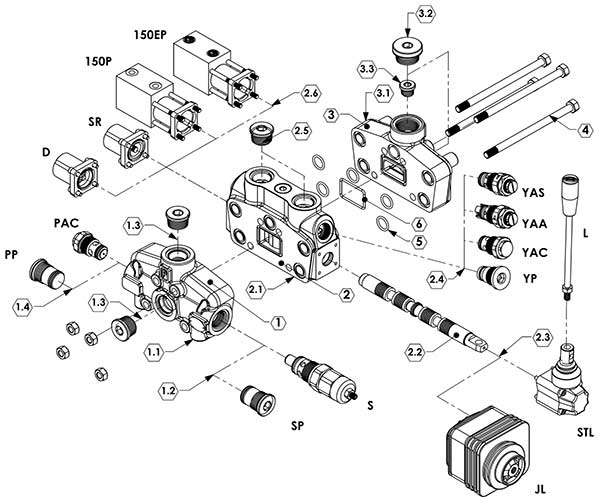 اجزای شیر دستی قابل کوپل اوروال ORV-PD250