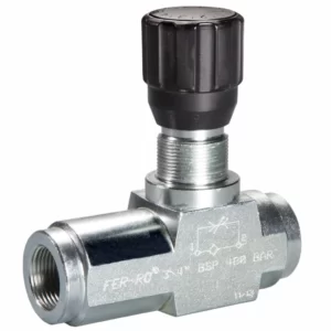 فلوکنترل سوزنی سوپاپ دار فرو (Ferro  ترک) سری FCC تماس با بهداد صنعت 09123266196