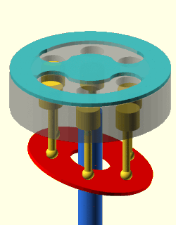 گیف مربوط به سیلندر یا بلوک سیلندر پمپ پیستونی