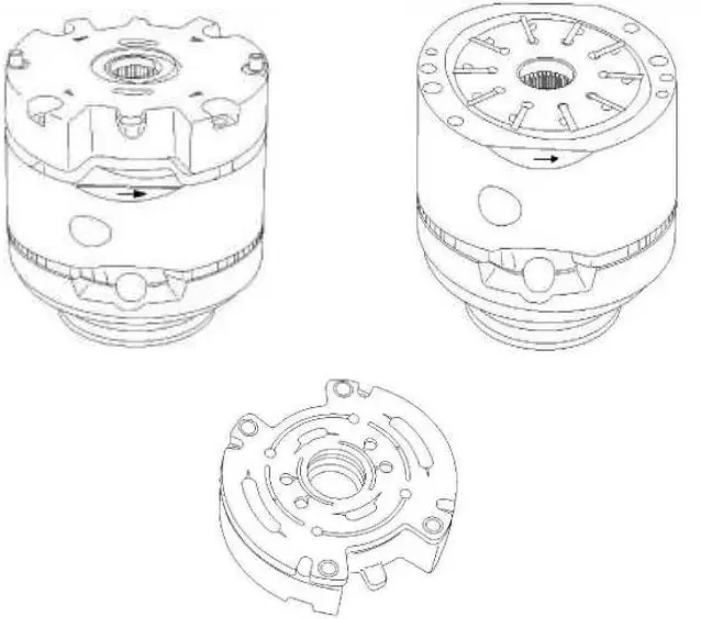 کارتریج پمپ پرهای ویکرز سری V و VQ (Vickers Vane Pump Cartridge Kit)